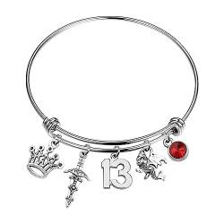 AKTAP A Court Of Thorns and Roses Jewelry Throne Of Glass inspiriertes Armband für SJM The Thirteen Fan Girl Geschenk, S von AKTAP