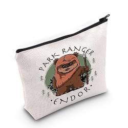 AKTAP Park Ranger Wertschätzung Geschenk Park Ranger Endor Make-up-Tasche Filmliebhaber Geschenk Film Merchandise Ewok Geschenk Park Ranger Geschenk, Park Ranger Tasche, modisch von AKTAP