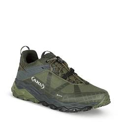 AKU M Flyrock GTX Oliv - Gore-Tex Schneller dynamischer Herren Gore-Tex Wanderschuh, Größe EU 43 - Farbe Green - Grey von AKU