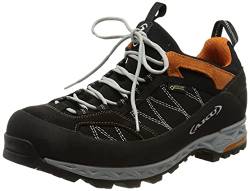 AKU Unisex TENGU Bajo GTX Bootsschuh, Black/ORANGE, 38.5 EU von AKU