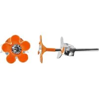 AKZENT Paar Ohrstecker Florette Mädchen-Ohrstecker aus 925/- Echt Silber Blume mit Zirkonia (Paar, Paar), MÃ¤dchen Ohrring von AKZENT