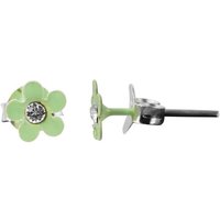 AKZENT Paar Ohrstecker Florette Mädchen-Ohrstecker aus 925/- Echt Silber Blume mit Zirkonia (Paar, Paar), MÃ¤dchen Ohrring von AKZENT