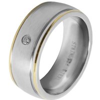 AKZENT Partnerring Unpretentious, Damen Ring von AKZENT