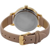 AKZENT Quarzuhr Hearty Damen Armbanduhr mit Lederimitationsband Herz von AKZENT