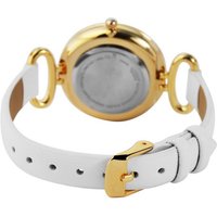 AKZENT Quarzuhr Malika Damen Armbanduhr mit Lederimitationsband von AKZENT