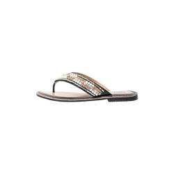 ALARY Damen Perlenstickerei Sandal, Schwarz, 38 EU von ALARY