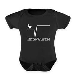 ALBASPIRIT Mathe Ente Wurzel N-te Schule Uni Witziger Spruch Mathematik Lehrer Geschenk - Baby Body -0-6 Monate-Schwarz von ALBASPIRIT