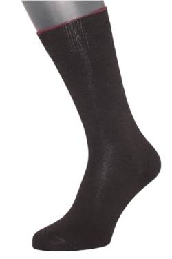 ALBERT KREUZ Business Herren Seidensocken mit Baumwolle und Kaschmir schwarz 45-57 von ALBERT KREUZ