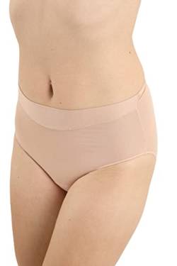 ALBERT KREUZ Damen Funktions-Taillenslip Coolmax®-Baumwolle unsichtbar 3er Pack Hautfarbe XL von ALBERT KREUZ
