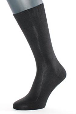 ALBERT KREUZ Die Elegante aus Seide - Herren-Socken aus 98% Seide schwarz 48-50 von ALBERT KREUZ