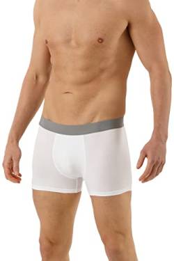 ALBERT KREUZ Herren Retroshorts Micromodal 2er Pack weiß L von ALBERT KREUZ