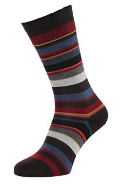ALBERT KREUZ Herren Ringel-Socken in dezenten Farben - Streifen-Strümpfe mehrfarbig 42-44 von ALBERT KREUZ