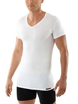 ALBERT KREUZ V-Unterhemd Business Herrenunterhemd aus Micromodal Light atmungsaktiv Kurzarm weiß 4/S von ALBERT KREUZ