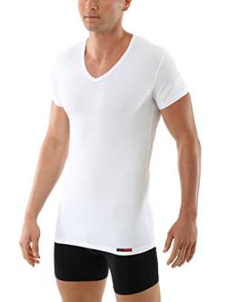 ALBERT KREUZ V-Unterhemd Business Herrenunterhemd aus Stretch-Baumwolle Kurzarm weiß 5/M von ALBERT KREUZ