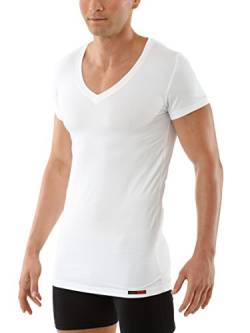 ALBERT KREUZ V-Unterhemd Business Herrenunterhemd aus Stretch-Micromodal atmungsaktiv Kurzarm weiß (09/3XL) von ALBERT KREUZ