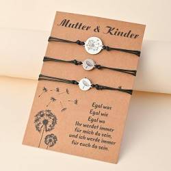 ALBERTBAND Mutter und Tochter Armband, ersten Tag der Schule Armband Geschenk, Armband für Grundschulen Mädchen Armband zurück zu Schule Armband Geschenk für Mädchen Junge Armband einstellbar von ALBERTBAND