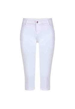 ALBERTO Golf Damen 3/4 Golfhose Mona-C im Regular Fit 7335 White 46 von ALBERTO Golf