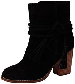 ALDO Damen CONTESSINA Kurzschaft Stiefel, Schwarz (Black Suede / 91), 39 von ALDO