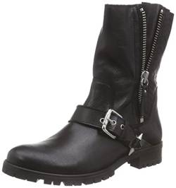 ALDO Damen Qyvia Biker Boots, Schwarz (Black Leather 97), 37.5 von ALDO