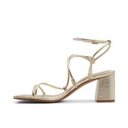 ALDO Harmonni Damen-Sandalen mit Absatz, Gold, 37.5 EU von ALDO