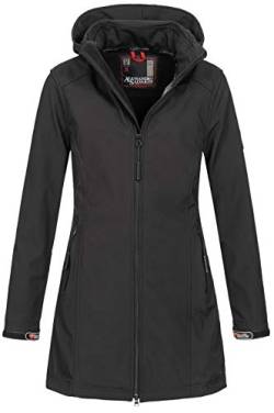 A. Salvarini Damen Softshell Jacke wasserabweisend Outdoor lang AS-131 [AS-131-Schwarz-Gr.XS] von ALESSANDRO SALVARINI