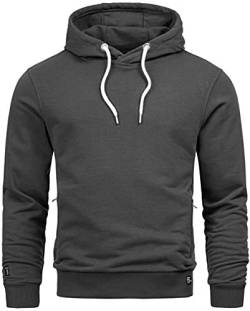 ALESSANDRO SALVARINI Herren Sweatjacke Kapuzenpullover Kapuze Hoodie Sweater Pulli AS193 [AS-193-Anthrazit-Gr.M] von ALESSANDRO SALVARINI