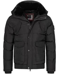 ALESSANDRO SALVARINI warme Herren Deisgner Winterjacke AS-286 [AS-286-Schwarz-Gr.XL] von ALESSANDRO SALVARINI