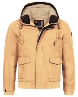 ALESSANDRO SALVARINI warme Herren Designer Winterjacke AS-287 [AS-287-Coffee-Gr.3XL] von ALESSANDRO SALVARINI