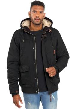 ALESSANDRO SALVARINI warme Herren Designer Winterjacke AS-287 [AS-287-Schwarz-Gr.XXL] von ALESSANDRO SALVARINI