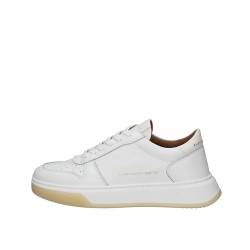 ALEXANDER SMITH Harrow Herren-Sneaker aus weißem Leder, Weiß, 43 EU von ALEXANDER SMITH