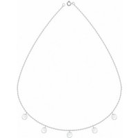 ALEXANDER YORK Kette mit Anhänger PLÄTTCHEN, 925 Sterling Silber von ALEXANDER YORK