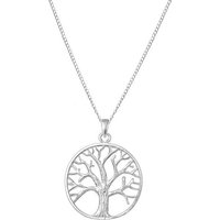 ALEXANDER YORK Kette mit Anhänger TREE OF LIFE Lebensbaum 925 Sterling Silber, 2-tlg., 925 Sterling Silber von ALEXANDER YORK