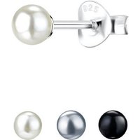 ALEXANDER YORK Ohrstecker-Set PEARL CLASSIC, 925 Sterling Silber von ALEXANDER YORK