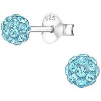 ALEXANDER YORK Paar Ohrstecker BALL KRISTALL aqua marine, 2-tlg. (Ohrstecker) von ALEXANDER YORK