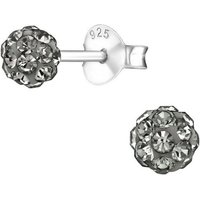 ALEXANDER YORK Paar Ohrstecker BALL KRISTALL black-diamond, 2-tlg. (Ohrstecker) von ALEXANDER YORK