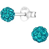 ALEXANDER YORK Paar Ohrstecker BALL KRISTALL blue-zircon, 2-tlg. (Ohrstecker) von ALEXANDER YORK