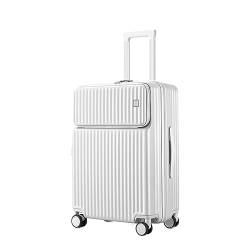ALEjon 22 "24" 26 "Zoll rollendes Business-Gepäck für Männer und Frauen mit handgehaltenem Boarding-Koffer (Farbe: Zipper-03, Größe: 24") von ALEjon