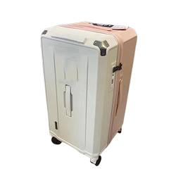 ALEjon 22-Zoll-Koffer mit weißem Puder-Spinner: Geräumig, vielseitig und TSA-geprüft von ALEjon