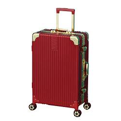 ALEjon 29-Zoll roter chinesischer Hochzeits-Mitgift-Koffer: Elegante, passwortgeschützte Trolley-Box von ALEjon