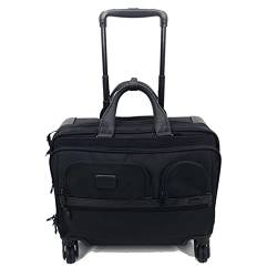 ALEjon Business-Reisetasche mit Rollen: Rollgepäck für Männer, 17-Zoll-Laptop-Rollkoffer, Handgepäck-Trolley-Kofferraum (1) von ALEjon