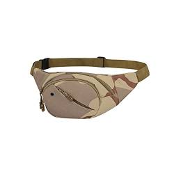 ALEjon Fanny Pack Camouflage Herren Hüfttasche, multifunktionale Handy-Leinentasche für Herren, verschleißfeste Outdoor-Freizeit-Sport-Hüfttasche (Farbe: 1) von ALEjon