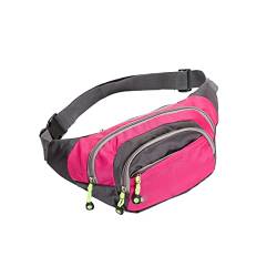 ALEjon Gürteltasche für Herren, Outdoor, Laufen, Sport, multifunktionale Hüfttasche, modische, lässige Handytasche (Farbe: Pink) von ALEjon