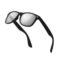 ALHAZEN Polarisierte Sonnenbrille Herren Damen Polarisiert Eckige Sonnenbrillen Unisex Retro Klassische Vintage Brille UV400 Schutz Classic Sunglasses Rechteckig für Fahrrad Fahren von ALHAZEN