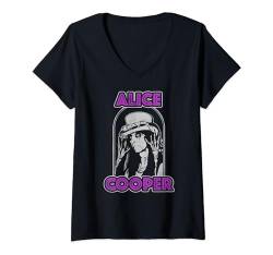 Alice Cooper – Top Hat T-Shirt mit V-Ausschnitt von ALICE COOPER