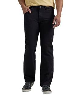 ALL TERRAIN GEAR X Wrangler Herren Wrangler Authentics Men's Classic 5-Pocket Regular Fit Jeans, Black Flex, 34W / 32L von ALL TERRAIN GEAR X Wrangler