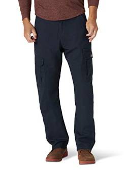 ALL TERRAIN GEAR X Wrangler Herren Wrangler Authentics Stretch Cargo Pant Freizeithosen, Navy, 32W / 34L von ALL TERRAIN GEAR X Wrangler