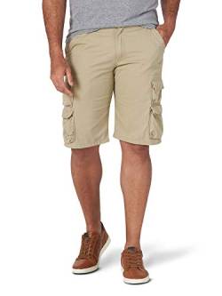 Wrangler Authentics Herren Premium Twill Cargo Shorts - Beige - 50 von ALL TERRAIN GEAR X Wrangler