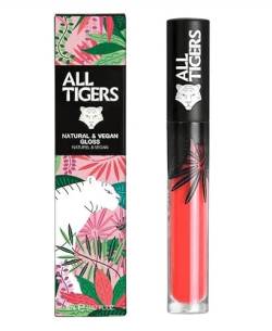 All Tigers Dream Bigger 701 Gloss Natural & Vegan Coral Gloss 8 ml von ALL TIGERS