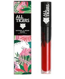 All Tigers Natürlicher & Veganer Gloss 818 Rot Glossy – Build Your Empire 8 ml von ALL TIGERS