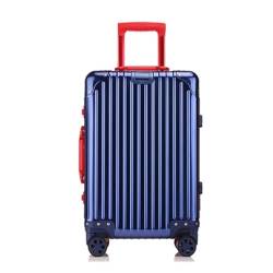 ALLC Koffer Ganzaluminium-Magnesiumlegierungs-Trolleykoffer, Aluminiumlegierungs-Koffer, Metallkoffer, tragbarer Koffer, Reisekoffer Koffer für Unterwegs (Color : H, Size : 28inch) von ALLC